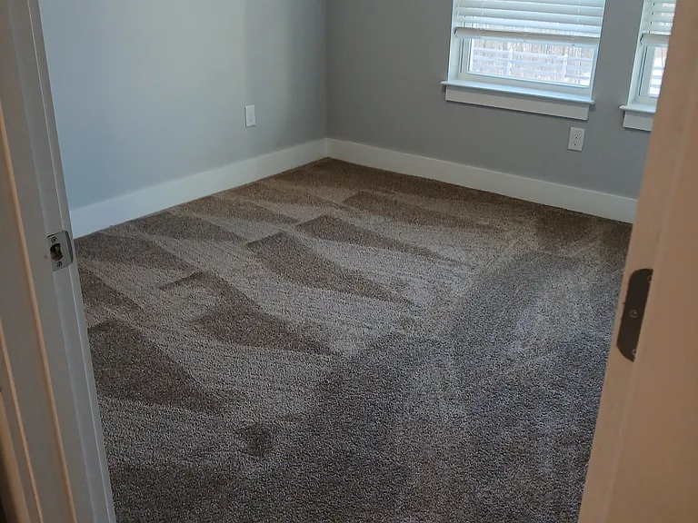 Bedroom with all new carpet