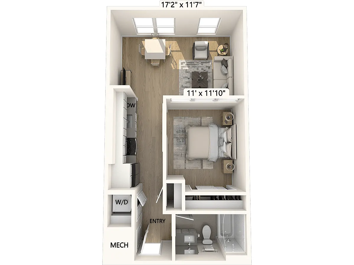 Floor plan A1 - Finish Package I