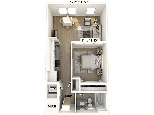 Floor plan A1 - Finish Package I
