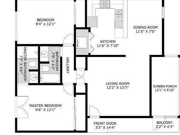 3rd image of 1445 Monroe Dr NE APT C39