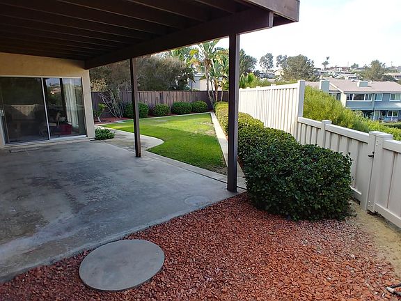 Back yard and patio .. looking Northwest