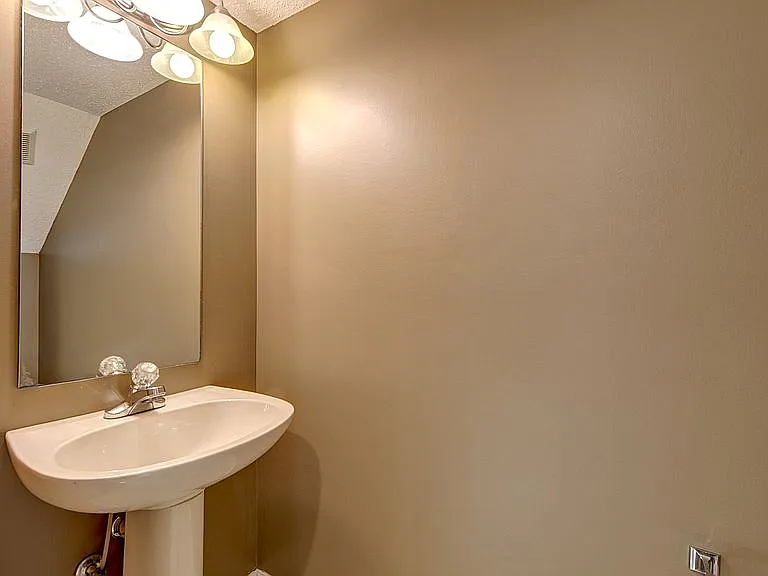 Half bath on the 1st floor