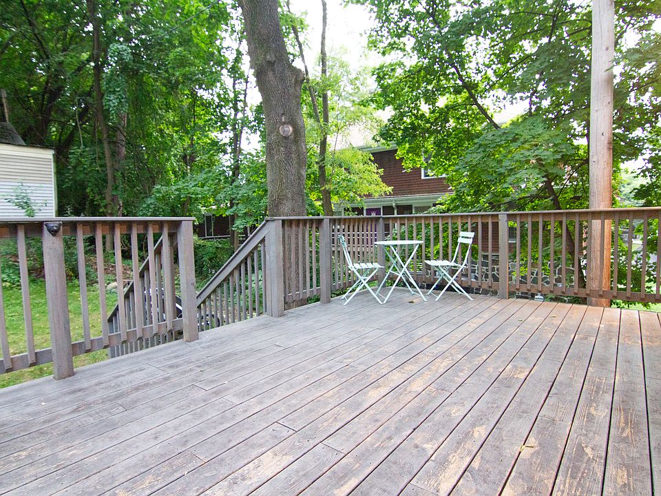 Large Private Deck Overlooking Quiet Maintained Yard