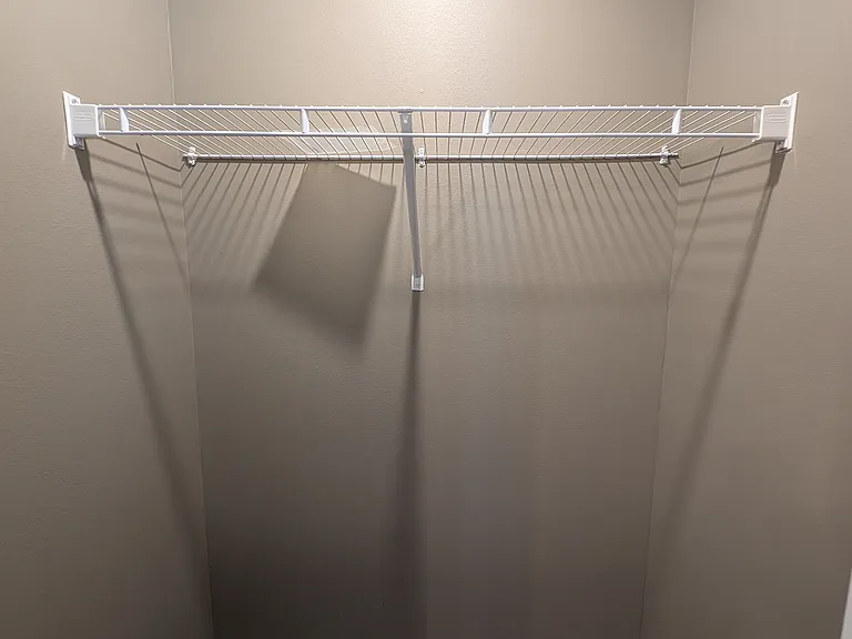 lighted closet in bedroom 3