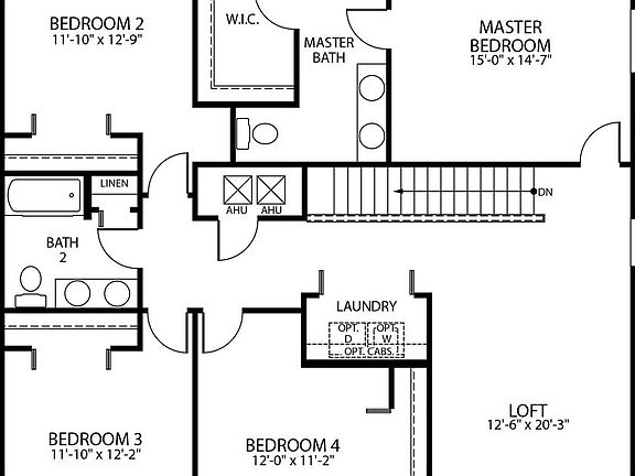 Elevation E - 2nd Floor