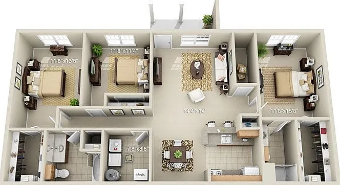 Cobblestone Court Apartments — Photo 35