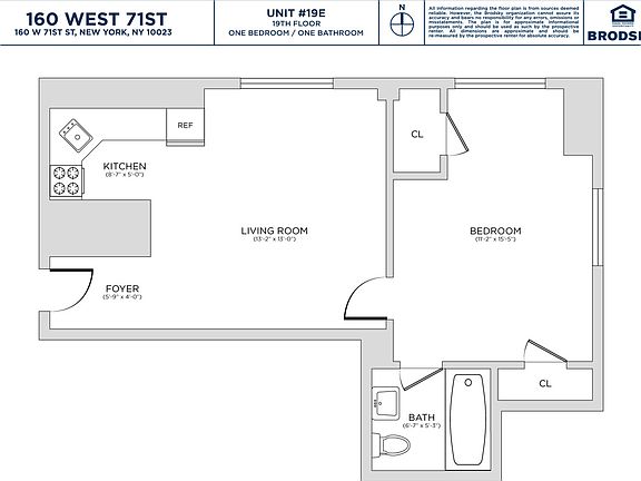 2nd image of 160 W 71st St APT 19e