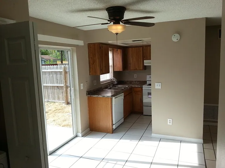 dining area and kitchen