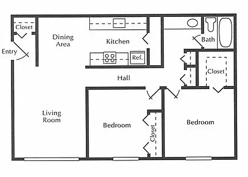 Floor plan 2X1