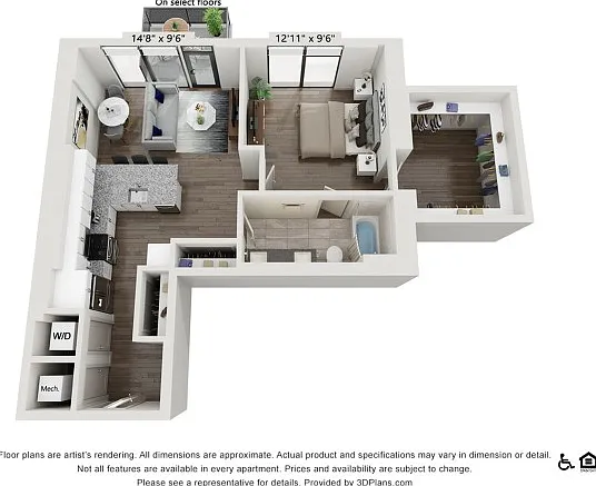 1 bed 1 bath | 864 sq ft 1 bed 1 bath | 864 sq ft