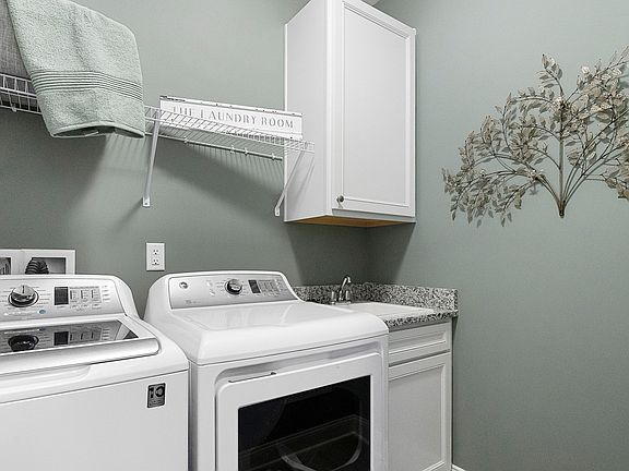 Convenient laundry room