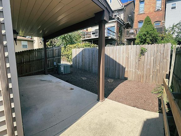 Backyard and porch