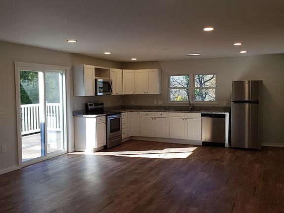 kitchen and living room