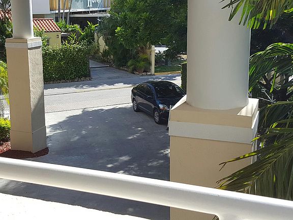 view from balcony