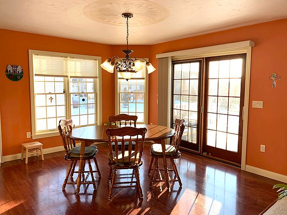 Large, open dining room.