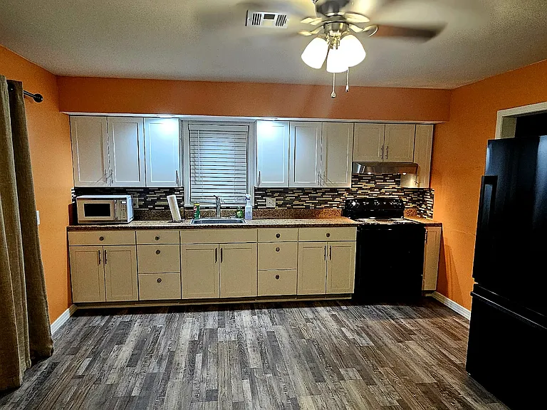 Open concept kitchen