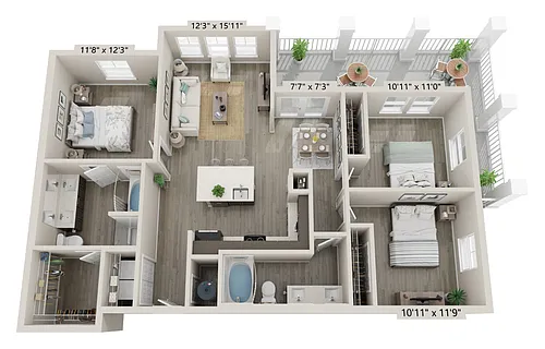 Floor plan C1