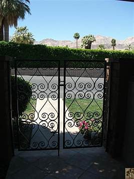 Gate to front courtyard