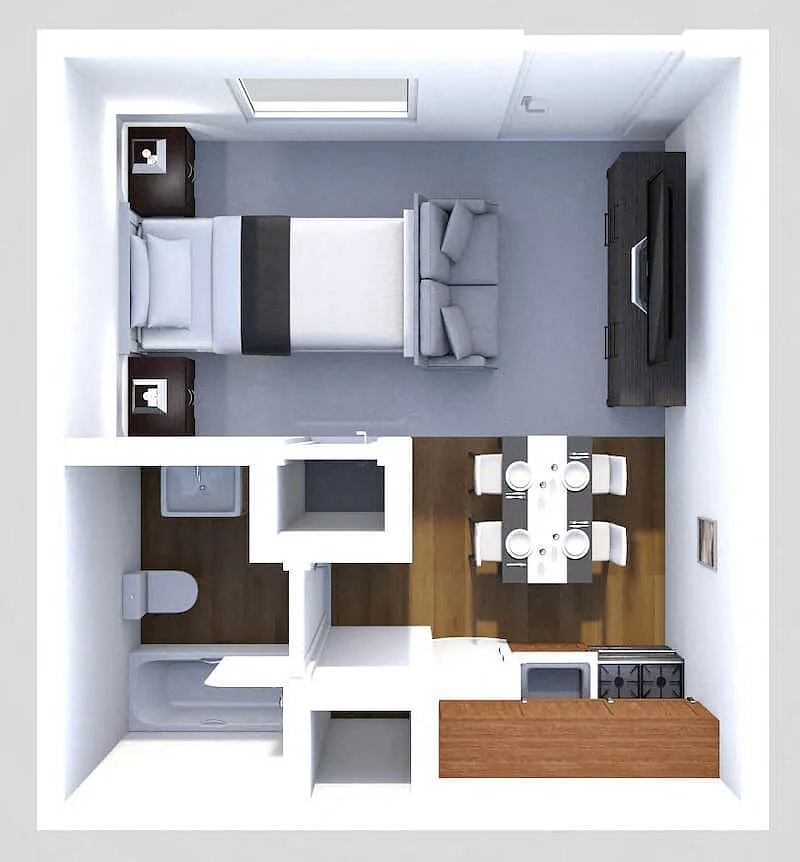Floor plan Studio