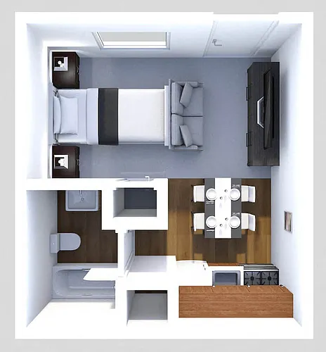Floor plan Studio