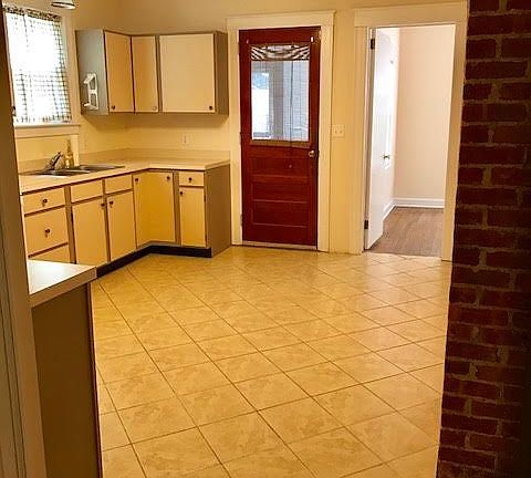 Front view of kitchen