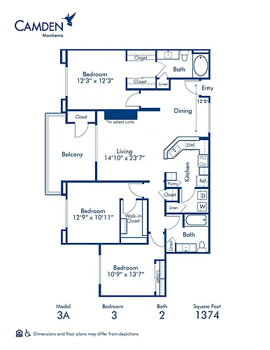 Floor plan 3A