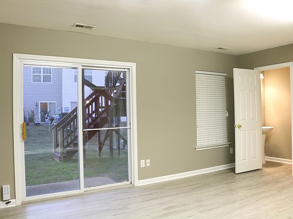 First floor living area and half bathroom