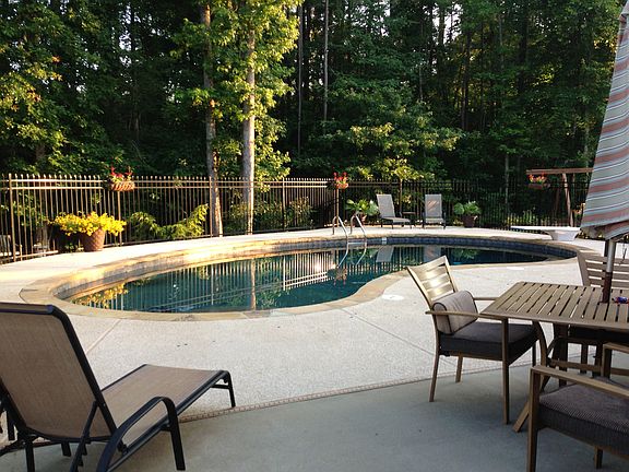 Salt Water Concrete Pool