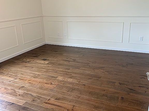 New wood flooring through ou