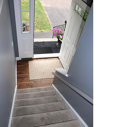 Front entrance, looking out...