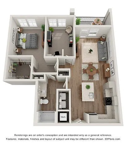 Floor plan Conch
