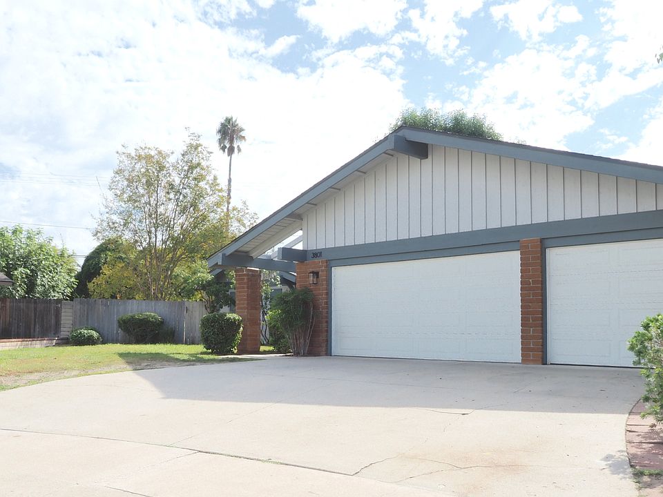 Three-car garage.