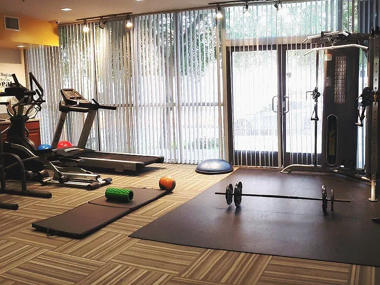 12th Street Lofts fitness center for a variety of work out routines.