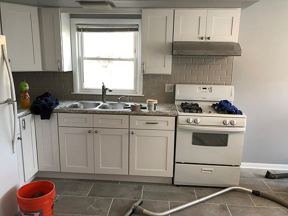 Kitchen during cleanup