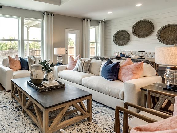 Gathering Room that Opens to Kitchen and Dining Space