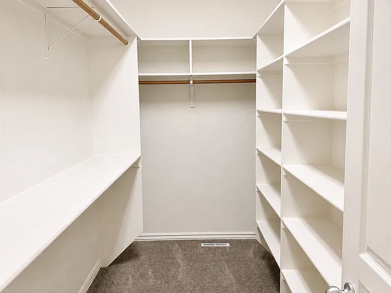 Primary walk in closet
