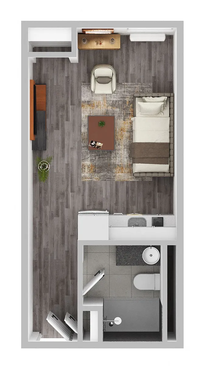 Floor plan Studio