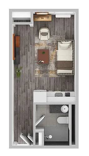 Floor plan Studio