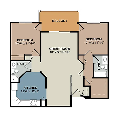 Floor plan 2/2 C