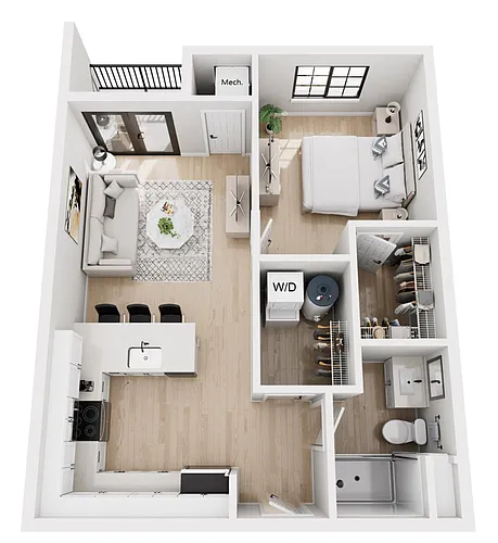 Floor plan 1A - NEW CONSTRUCTION