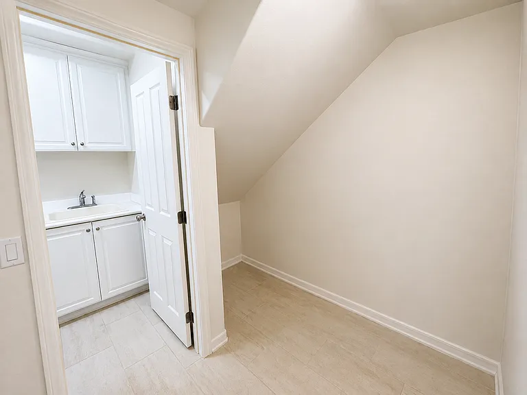 Bonus storage room off laundry room