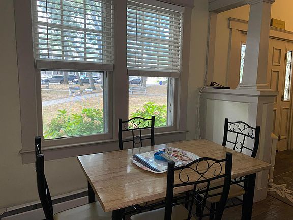 Park views while dining