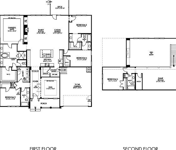 The Pressley II floorplan is 2,865 square feet wit