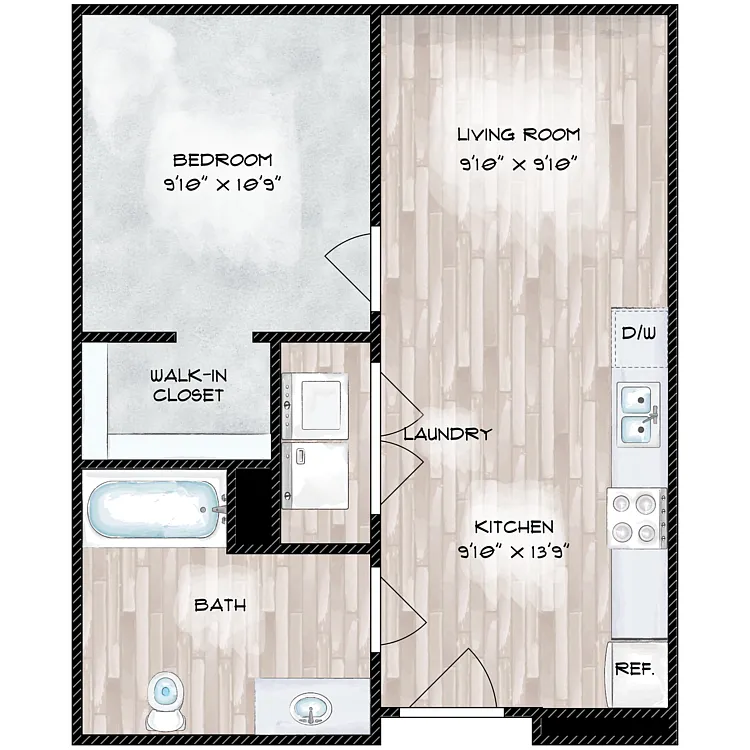 Floor plan A1