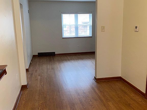 Dining room looking into living room