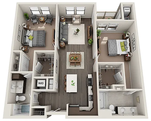 Floor plan B2F (2x2)