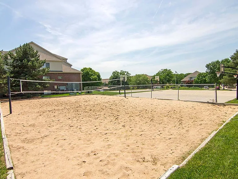 Enjoy a game of volleyball with friends at our sand volleyball court.