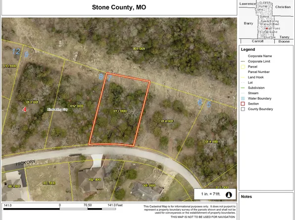 Lot 7 Hickory Drive, Kimberling City, MO 65686