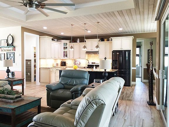 Custom Wood Ceiling with Fan