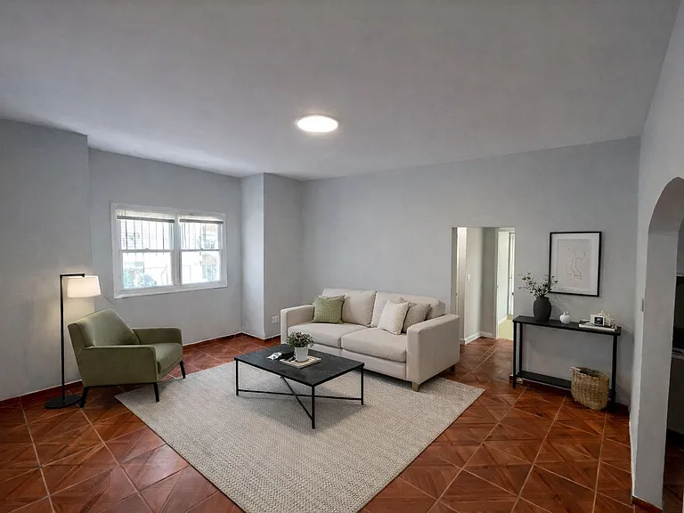 living room - virtual staging